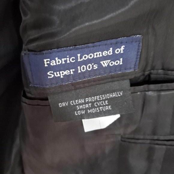 BLACK Burberry One Button Suit Jacket - Picture 5 of 7